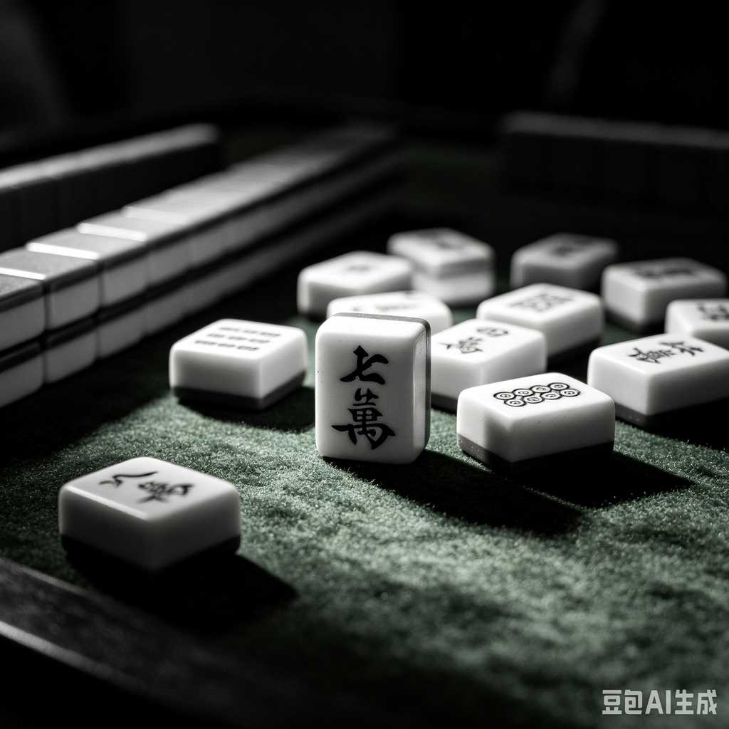 gradient blue mahjong tiles